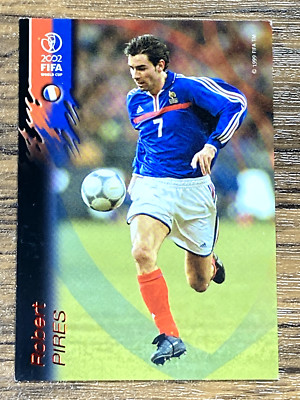 超激レア！FIFA World Cup 2002 デスクトップ垂れ幕 Panini 2002 FIFA World Cup Card No.59 Robert Pires France | eBay