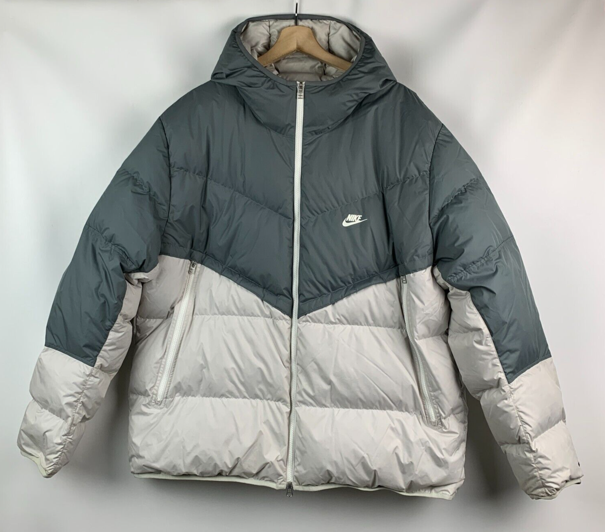 nike sportswear windrunner down fill hooded puffer jacket