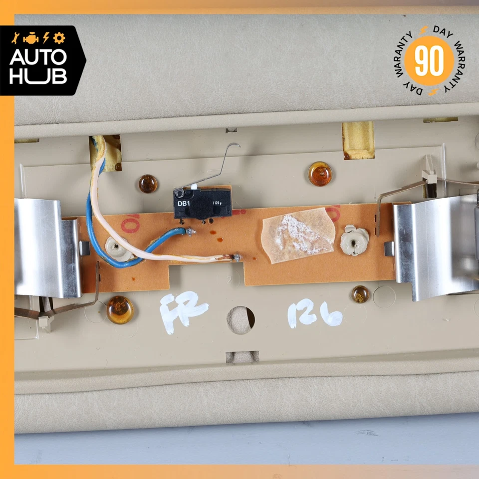 Parasol lateral derecho pasajero mercedes w126 420sel oem Foto 4 de 4