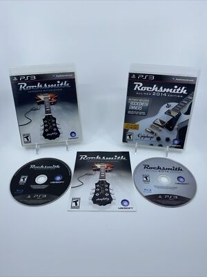 Rocksmith Lot of 2 Playstation 3 PS3 Games - Rocksmith, 2014 Edition