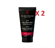 The Art of Shaving Sandalwood After-Shave Balm & Daily Moisturizer 1 Oz ( X 2 )