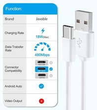 USB Type C Data Cable 5A Fast Charging USB-A to USB-C Charger lot Cord For Phone