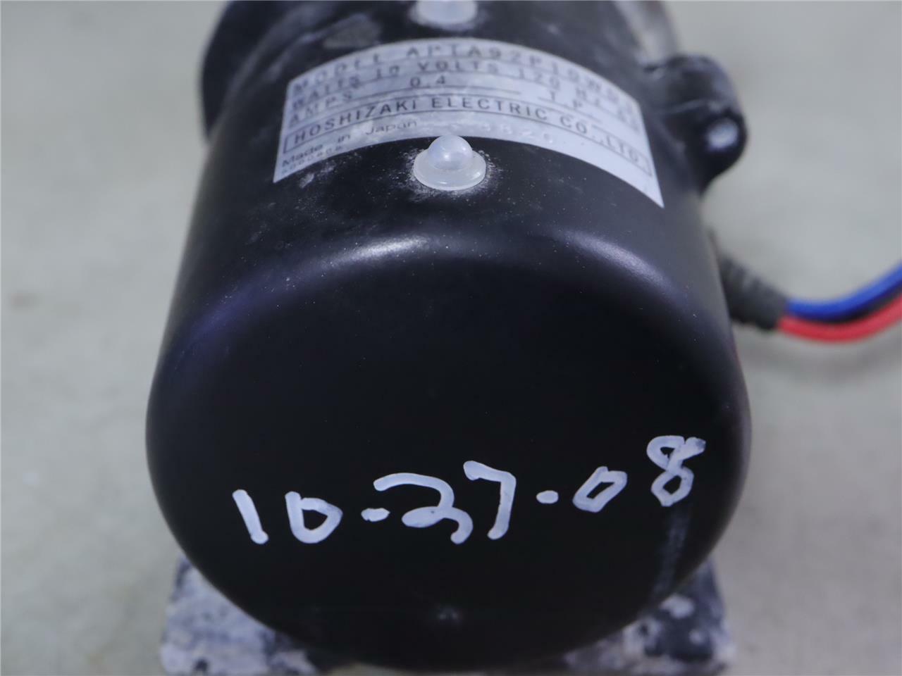 Hoshizaki APTA92P10WD1 Ice Machine Water Pump 120V 10W 0.4 Amp eBay