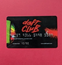 Daft Punk Daft Club Membership Card - RARE - Daft Credit Card