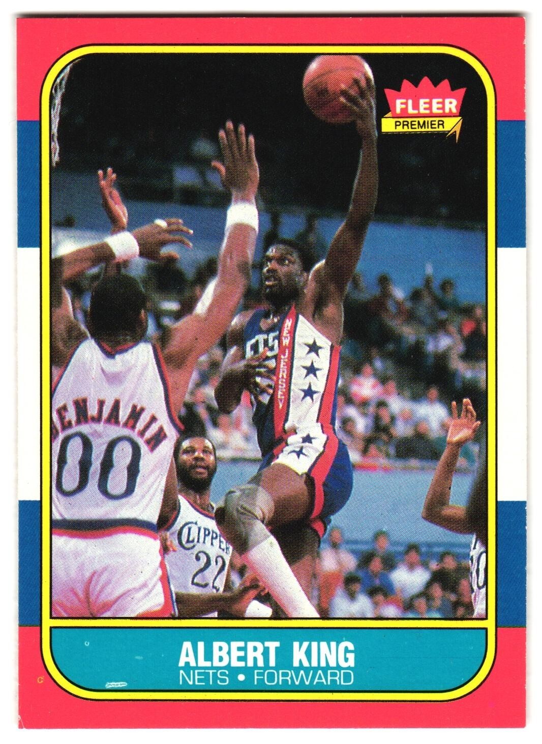Albert King 1986-87 Fleer Basketball Card #59