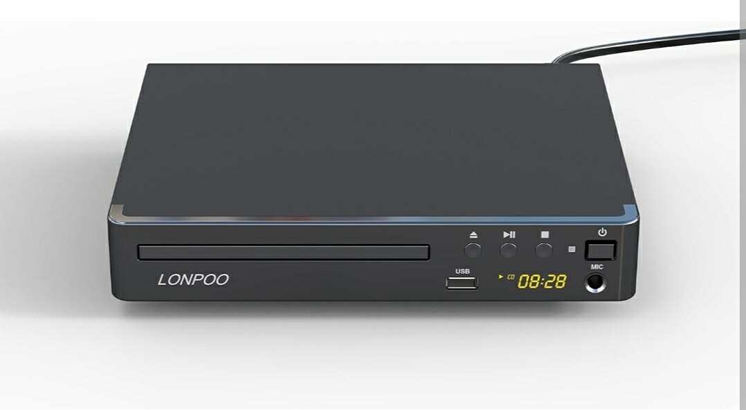 Player HDMI for TV, Compact Multi Region CD Disc Player with Full HD Picture ...