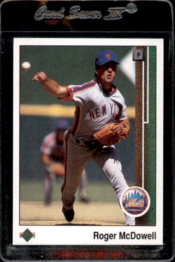 1989 Upper Deck #296 Roger McDowell New York Mets - Nice Card!