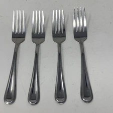 International Stainless IS EDGEBROOK Set Of 4 Salad Forks