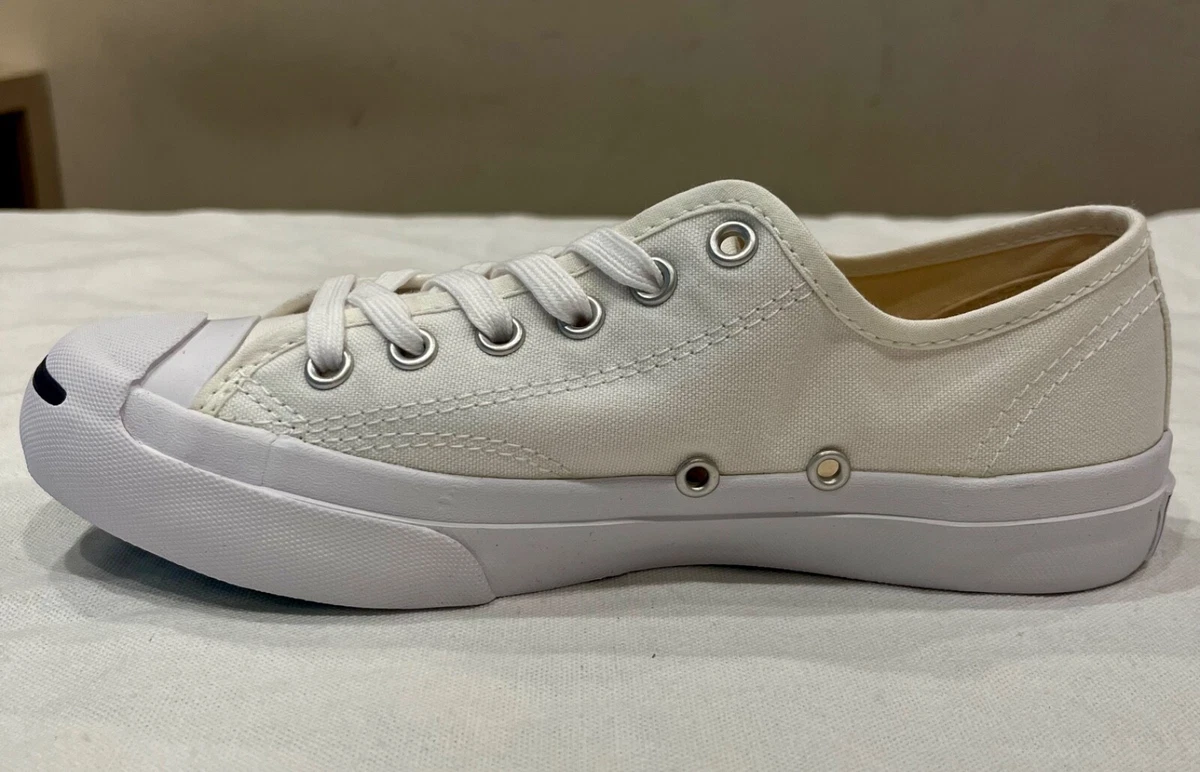 Converse, Jack Purcell CP Ox, Low Top White Sneaker, 1Q698, Unisex Gr: M3/W4,5