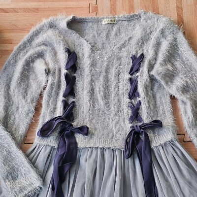 chinese dress ladies Long Sleeve Pattern Dress  axes femme from JAPAN