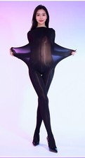 Unisex 8D Ultrathin Plus Size High Elastic Shiny Bodysuit Glossy Bodystocking