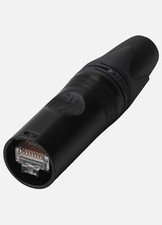 Neutrik NE8MX6-B ETHERCON CAT 6a Connector - Black Waterproof RJ45 connector
