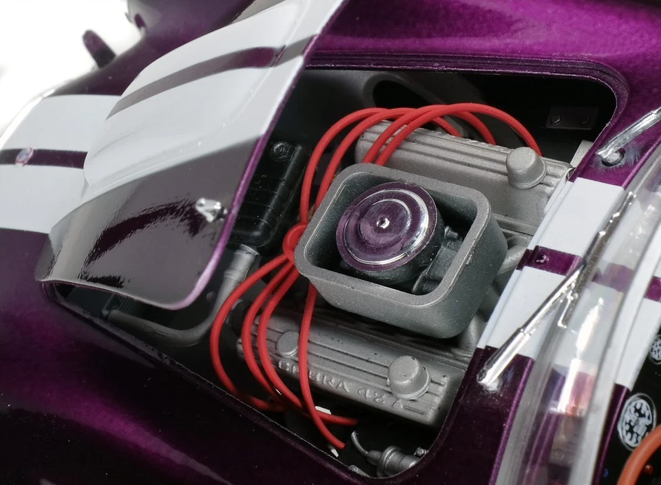 AC COBRA 427 MKII METALLIC PURPLE 1965 SOLIDO S1850003 1/18 METAL VIOLET - Photo 3/4