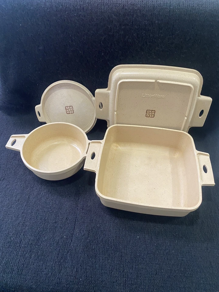 LittonWare Microwave 8 pc set -  Roast N Store, Bacon Trays and Containers - Image 3 of 4