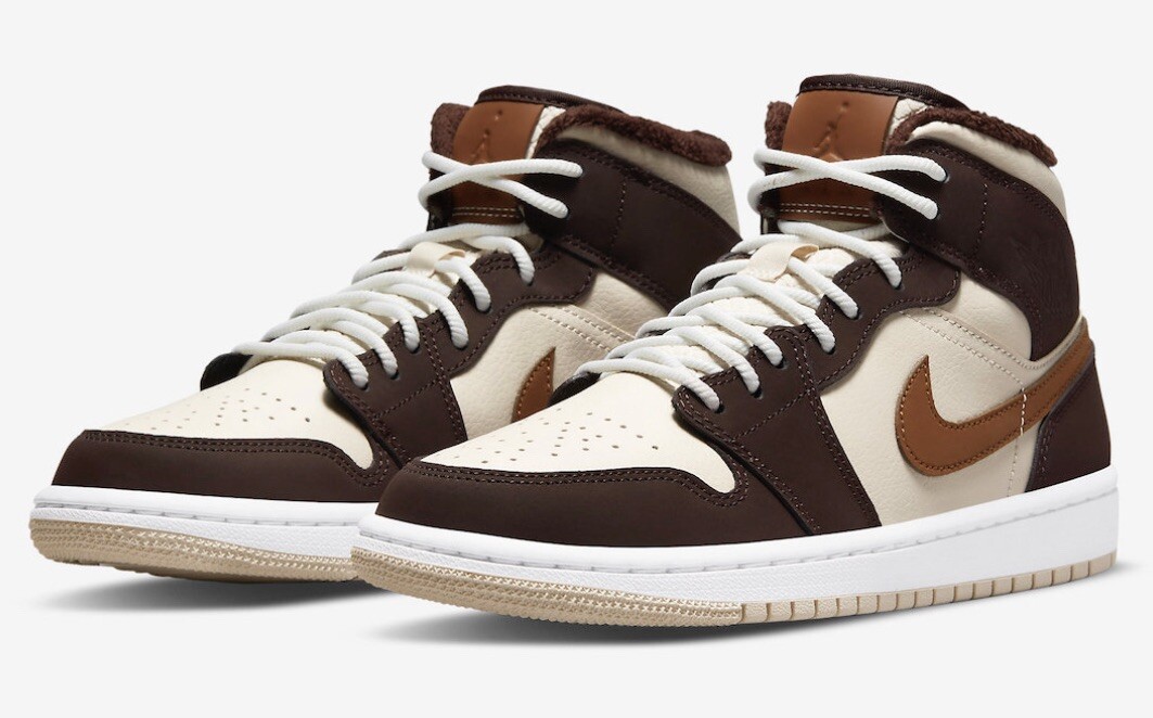 jordan mid cream dark chocolate