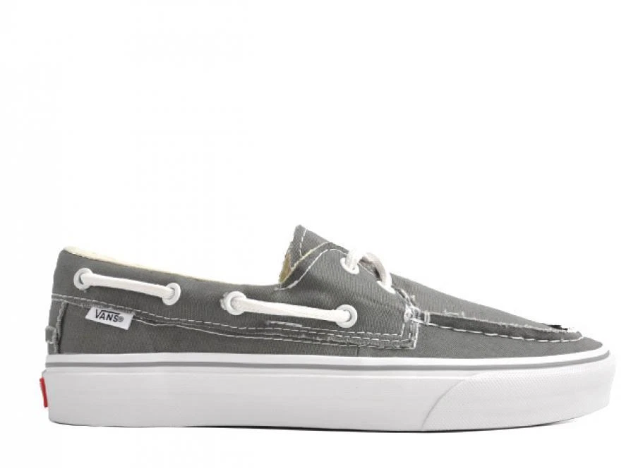 VANS ZAPATO DEL BARCO PEWTER TRUE WHITE BOAT CASUAL CANVAS