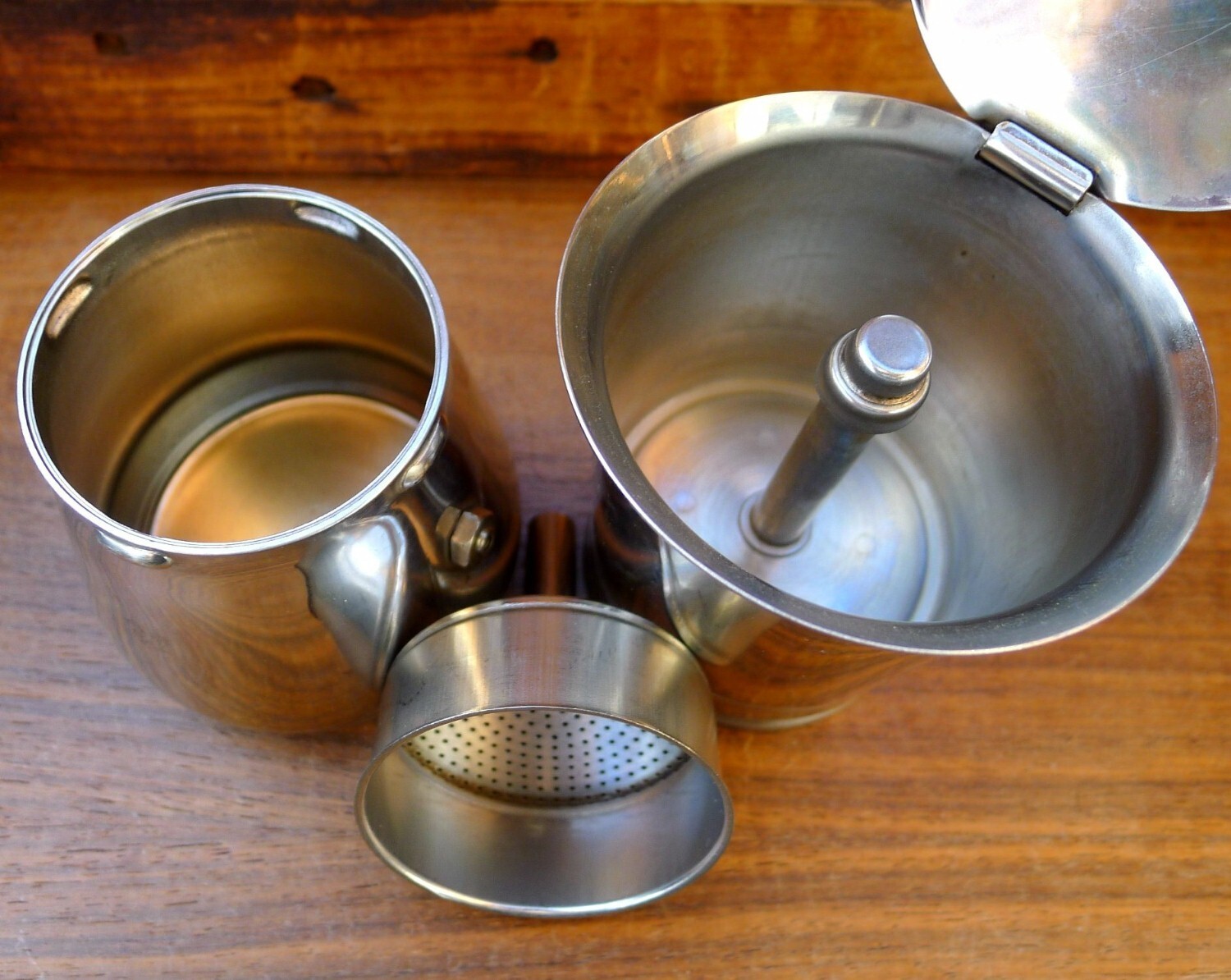 Ilsa Espresso Moka Maker Stainless Steel + New Gaskets 1 in Italy Vintage 1981 eBay