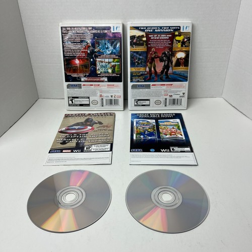 Thor God Of Thunder Wii & Iron Man 2 Wii Lote Completo Nintendo Wii - Imagen 15 de 15