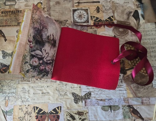 HANDMADE FOREST WOOD NYMPH WITCH Junk Journal Grimoire Tome Cosplay Diary codex - Picture 7 of 12