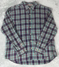 The Normal Brand Shirt Mens XL Long Sleeve Plaid Flannel Button Up Shirt Casual