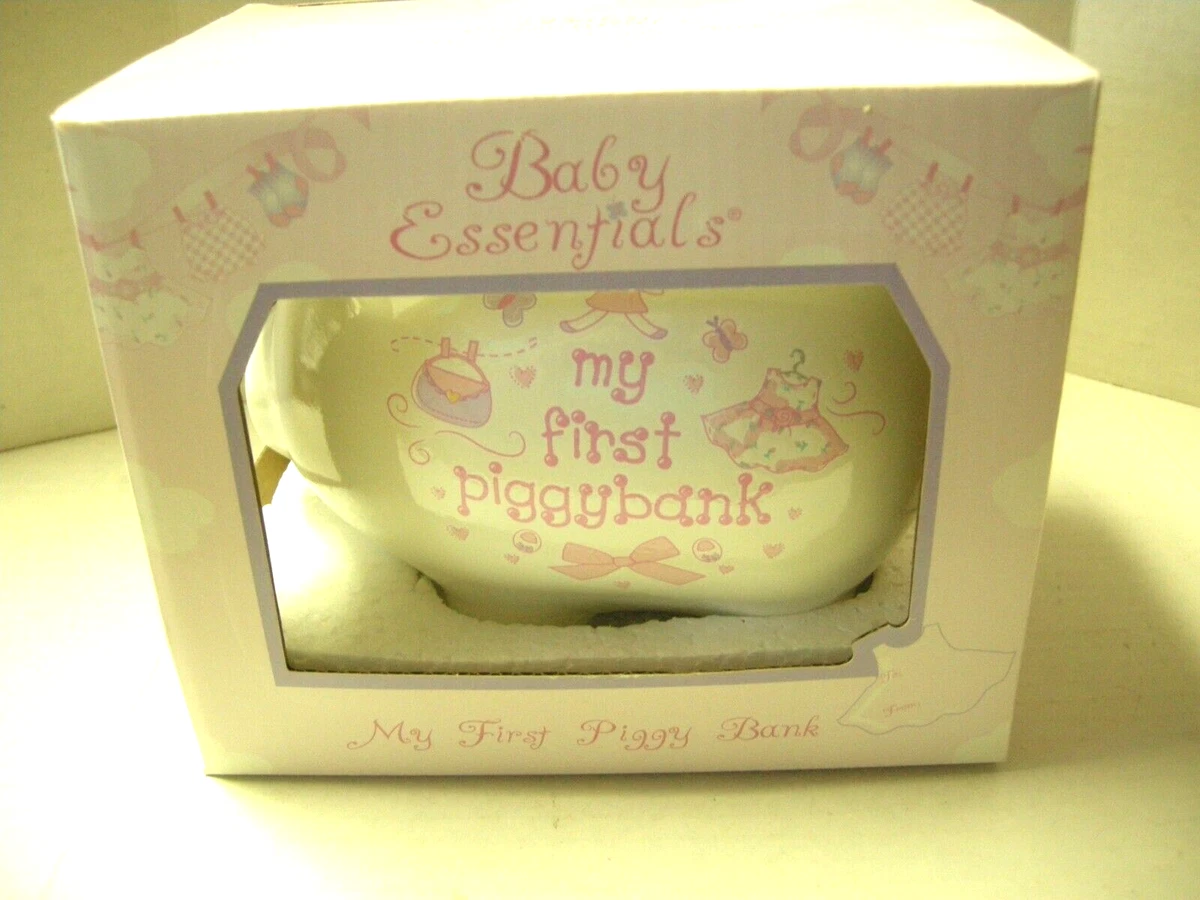 Baby essentials my first piggy bank discount