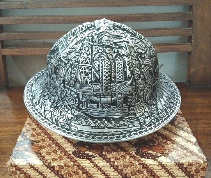 Engraved hard sales hat