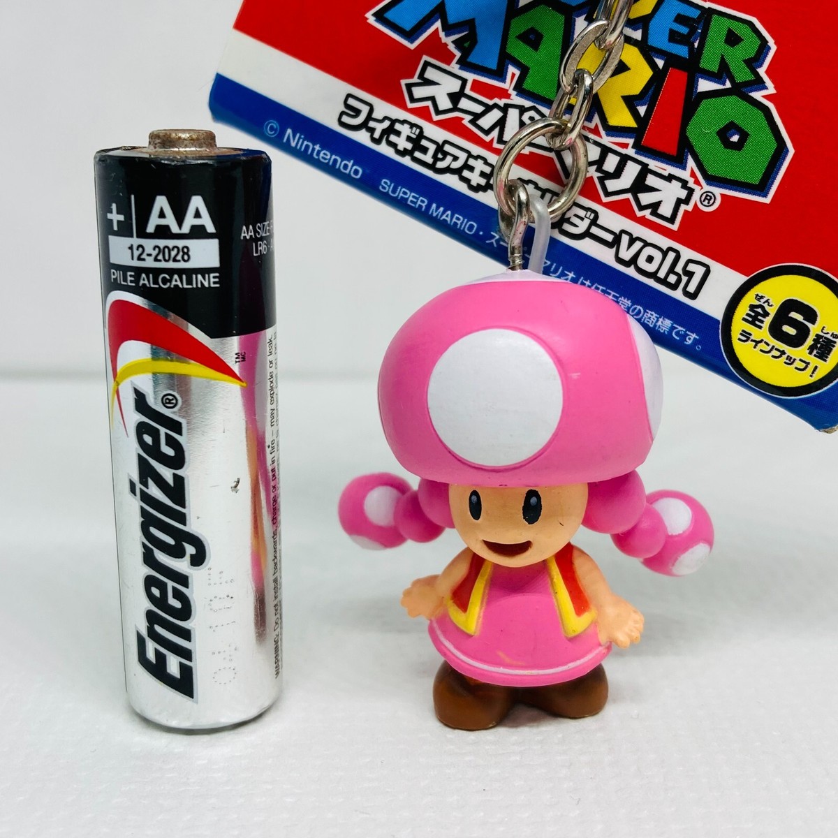 Banpresto 2008 Nintendo Super Mario Figure Keychain Vol.1 Toadette