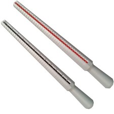 Aluminum Ring Stick Mandrel 4 markings US 1-15 Measuring Sizing Jewelers Tool
