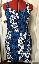 KY’s Hawaiian Dress Wrap Skirt Vintage No Size Tag See Photos With Measurements