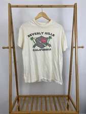 VTG 80s Beverly Hills Rodeo Drive Luxury Fashion Short Sleeve T-Shirt Size M