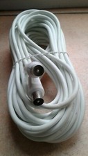 Câble antenne TV coaxial RF fil mouche numérique mâle vers mâle 10 mètres NEUF