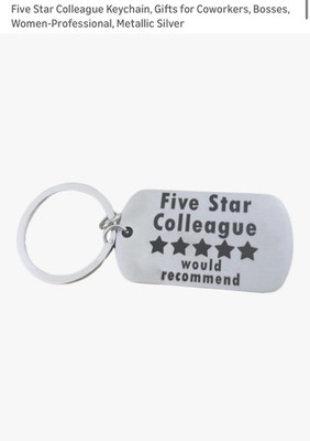Keychain Gift  5 Star Colleague 
