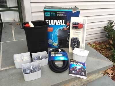 FLUVAL 406 Aquarium Canister Filter for 100 gal Tanks 383gph Open Box/Unused