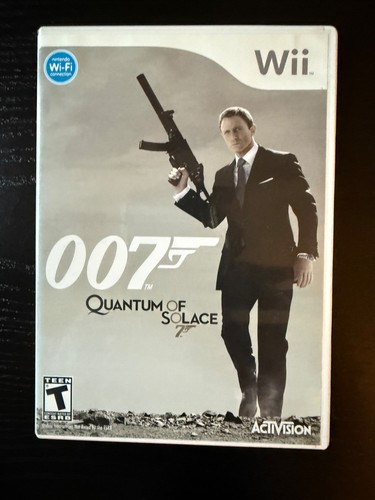 James Bond 007 Quantum of Solace Nintendo Wii 2008 Activision Game