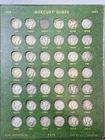 Vintage Whitman Mercury Roosevelt 10c Dime Book #9210 1916 - 1978 90% Silver NR!