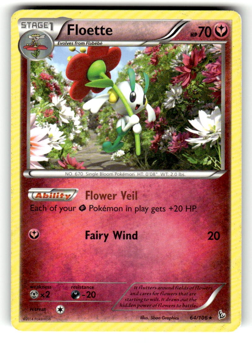 Floette (64) Pokemon XY - Flashfire 64/106 NM