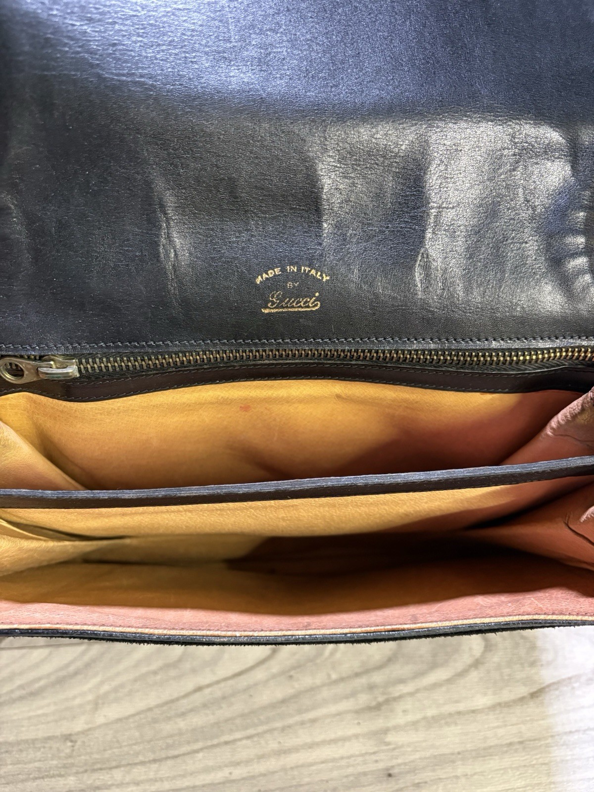 Vintage GUCCI  BLONDIE BAG Black Suede Handbag image 10