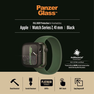 PanzerGlass Full Body Apple watch 7 (41 mm) Black Antibakt.
