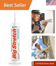 Acid Free Caulking Sealant High-Performance Flexible Waterproof Paintable 12 ...