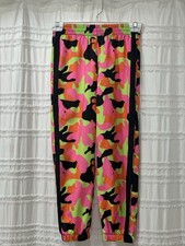 Weissman Bright Neon Camo Dance Hip Hop Pants Size 7/8 IC Pink Orange Yellow