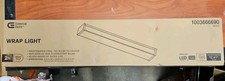Commercial Electric 2ft 1900LM White LED Wraparound Light Prismatic Lens NEW