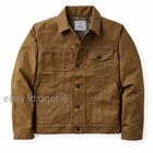 Workwear Jacket Long Sleeved Mens Lapel Retro Multi Pocket Oil Wax Canvas Jacket