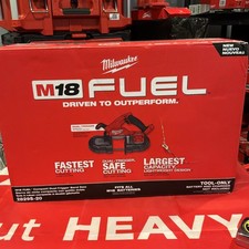 Sierra de cinta compacta Milwaukee M18 FUEL corte profundo doble gatillo 3-1/4" 2829S-20 nueva