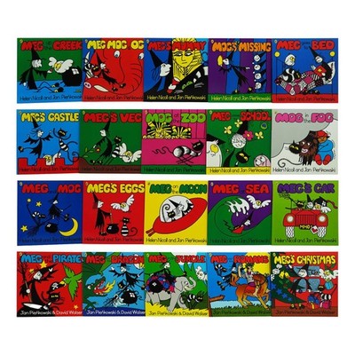 Meg & Mog by Helen Nicoll & Jan Pienkowski 20 Books Box Set - Ages