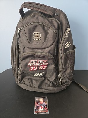Ogio Gambit Laptop Backpack Black Travel Bag AFS Air Flow System Bk Racing ZAK