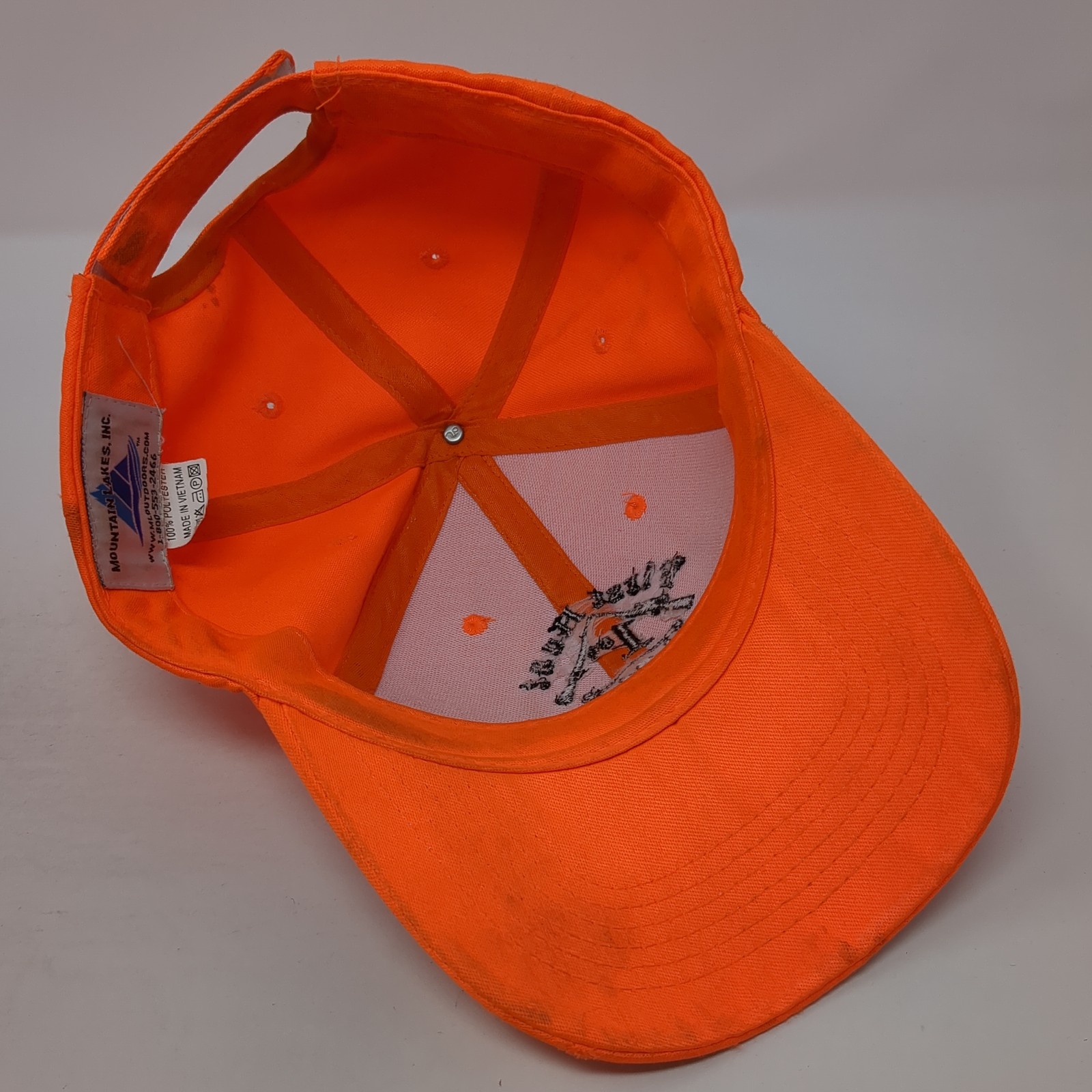 First Hunt Foundation Strapback Hat Orange One Si… - image 7
