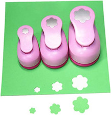 Crafts Punch Set 8mm 15mm 25mm Paper Punches 3pcs/Set Flower