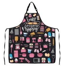 In My Baking Era Funny Kitchen Cooking Chef Apron With Pockets Baker Gift