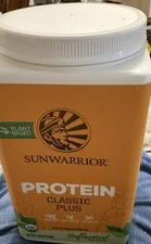 Sunwarrior, Protein Classic Plus, Plant Based, Unflavored , 1.65 lb Exp 12/2026
