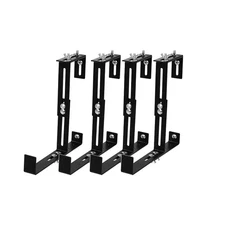 Aoodor 4Pcs Adjustable Window Box Bracket for Balcony, Window Railing Planter...